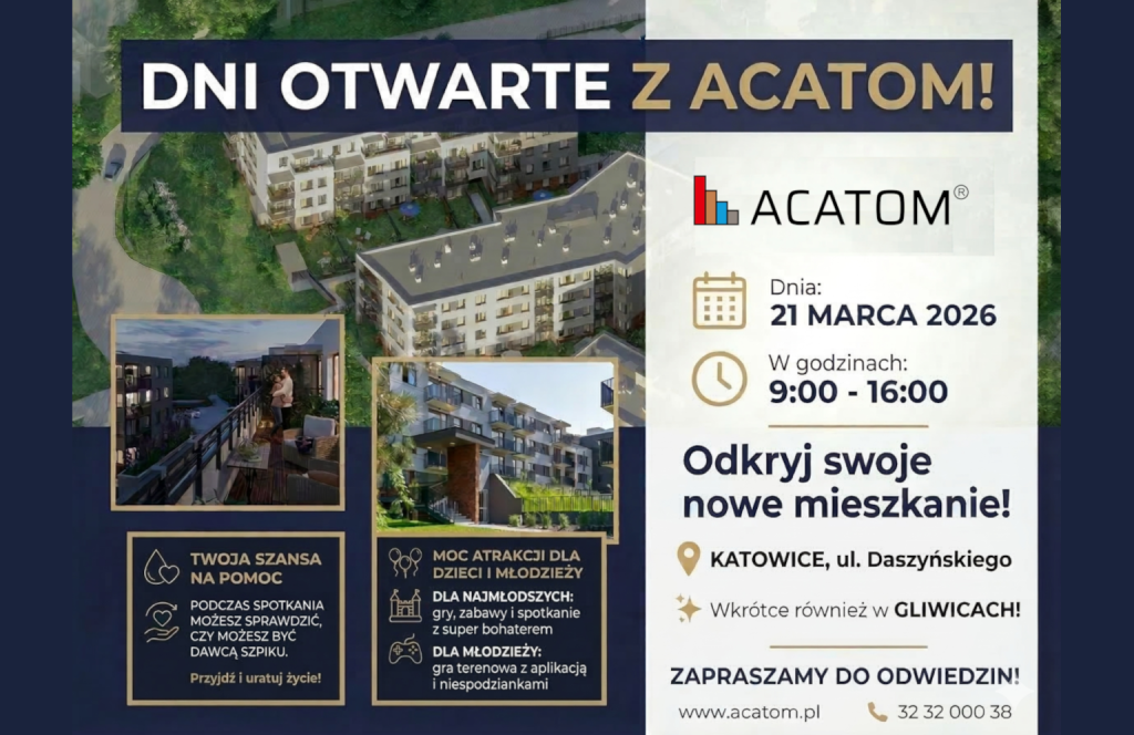 Dni Otwarte | 21.03 Katowice, ul. Daszyńskiego 40, godz. 9:00-16:00