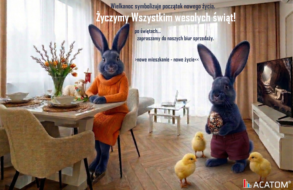 Życzymy wszystkiego najlepszego z okazji Świąt Wielkanocnych. 