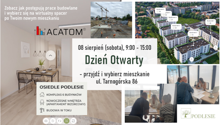 Dzień Otwarty Gliwice 8 sierpień 2026, godz. 9:00 - 15:00